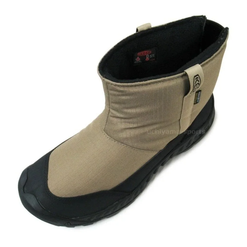 Keen Hood Nxis Pull-On Waterproof Boots Men Sz 10.5 Brindle Black Insulated‎